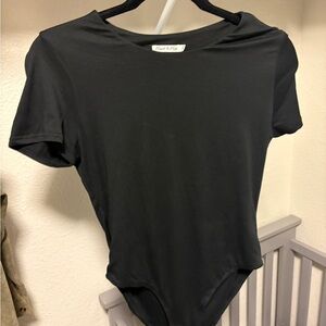 Black T-shirt Bodysuit